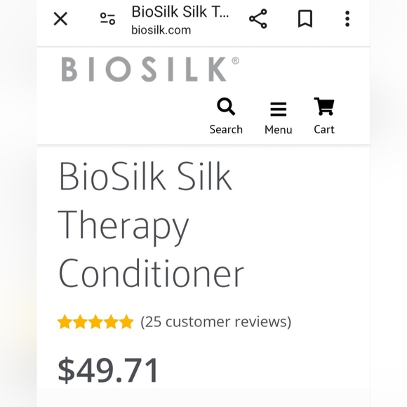 SOLD! Biosilk-Silk Therapy Conditioner-34oz/1006ml-with pump-New! Sealed! - Picture 2 of 5